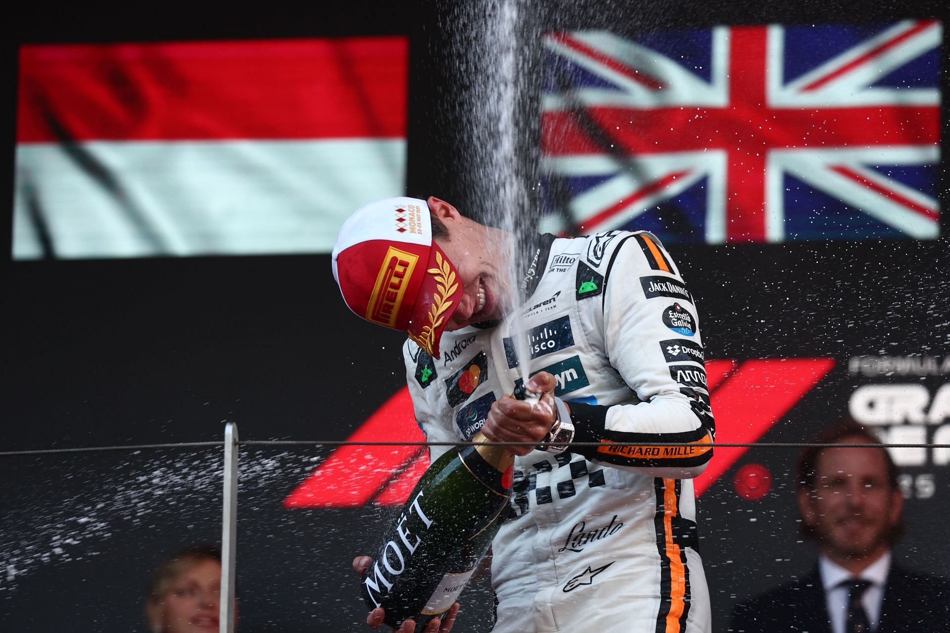 Lando Norris of McLaren after the Formula 1 Grand Prix of Monaco at Circuit de Monaco in Monaco on May 25, 2025 - Source: Getty
